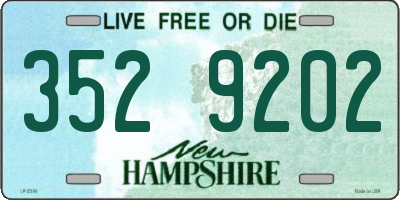 NH license plate 3529202