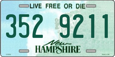 NH license plate 3529211