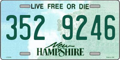 NH license plate 3529246