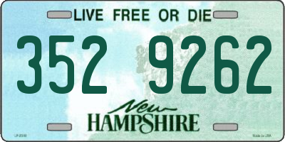 NH license plate 3529262