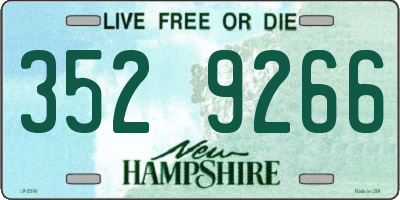 NH license plate 3529266