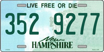 NH license plate 3529277
