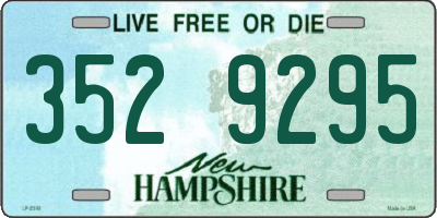 NH license plate 3529295