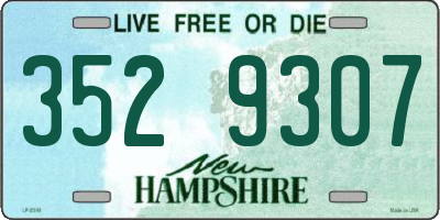 NH license plate 3529307