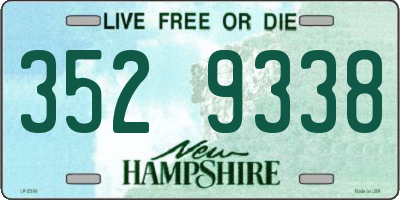 NH license plate 3529338