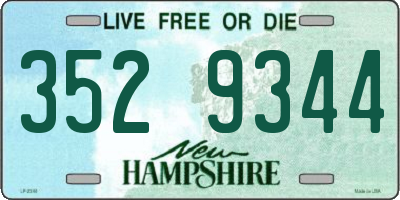 NH license plate 3529344