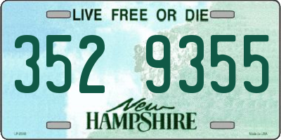 NH license plate 3529355