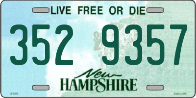NH license plate 3529357