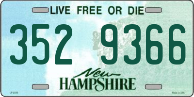 NH license plate 3529366