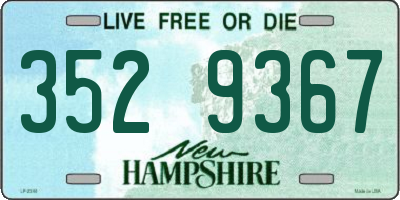 NH license plate 3529367