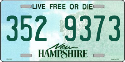 NH license plate 3529373