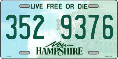 NH license plate 3529376