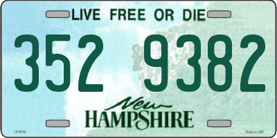 NH license plate 3529382