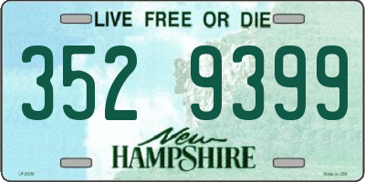 NH license plate 3529399