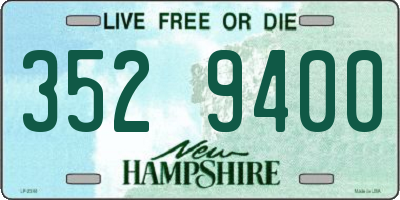 NH license plate 3529400
