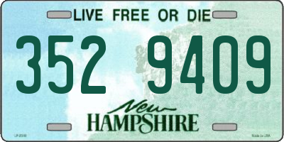 NH license plate 3529409