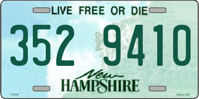 NH license plate 3529410