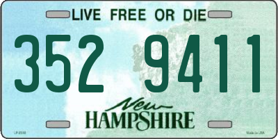 NH license plate 3529411