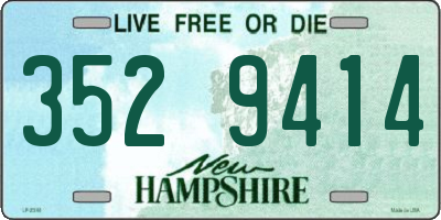 NH license plate 3529414