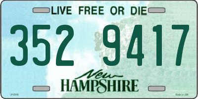 NH license plate 3529417