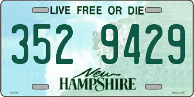 NH license plate 3529429