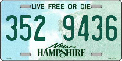 NH license plate 3529436