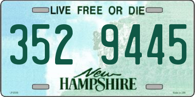 NH license plate 3529445