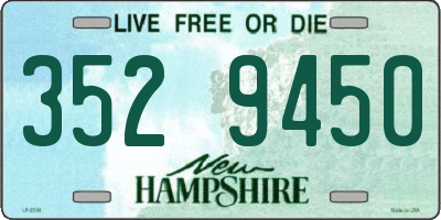 NH license plate 3529450