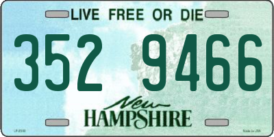 NH license plate 3529466