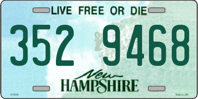 NH license plate 3529468
