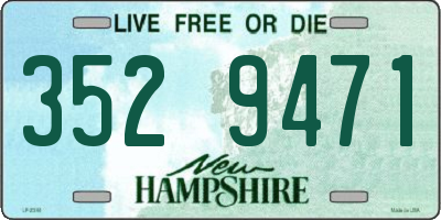 NH license plate 3529471