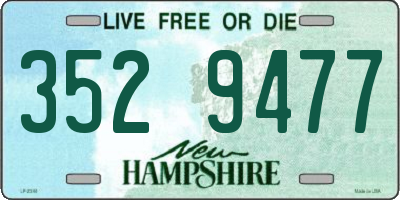 NH license plate 3529477