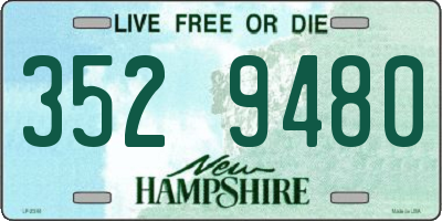 NH license plate 3529480