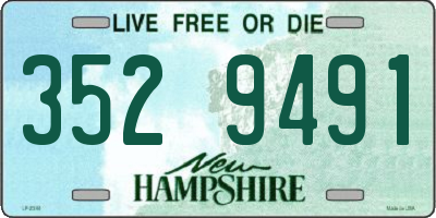 NH license plate 3529491