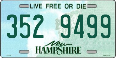 NH license plate 3529499