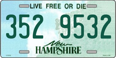 NH license plate 3529532