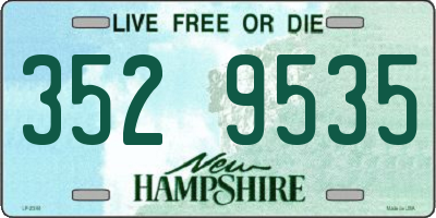 NH license plate 3529535