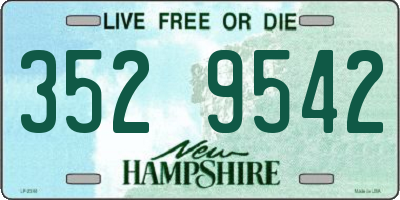 NH license plate 3529542