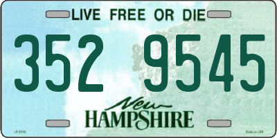 NH license plate 3529545