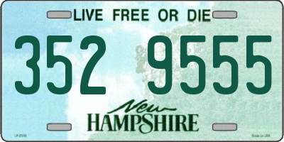 NH license plate 3529555