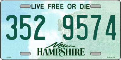 NH license plate 3529574