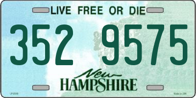 NH license plate 3529575