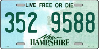 NH license plate 3529588