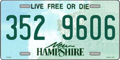 NH license plate 3529606