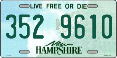 NH license plate 3529610