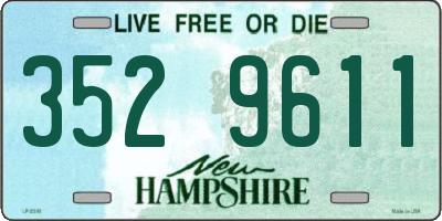 NH license plate 3529611