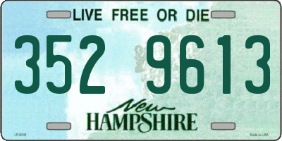 NH license plate 3529613