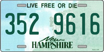 NH license plate 3529616