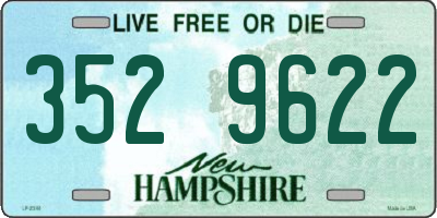 NH license plate 3529622