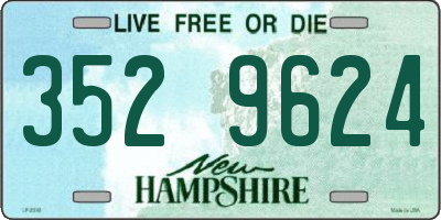 NH license plate 3529624